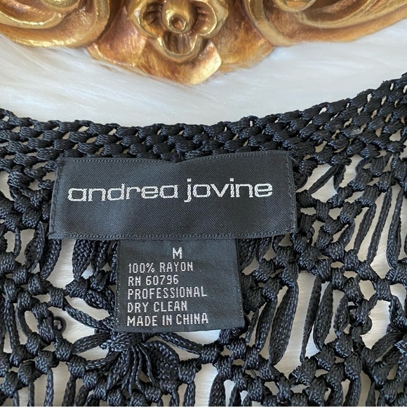 Andrea Jovine Beaded Knit Vest - Picture 5 of 7